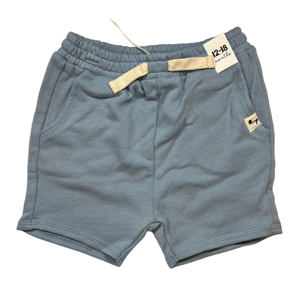 Cotton On Baby Organic Cotton Blue Shorts 12-18‎ Month New